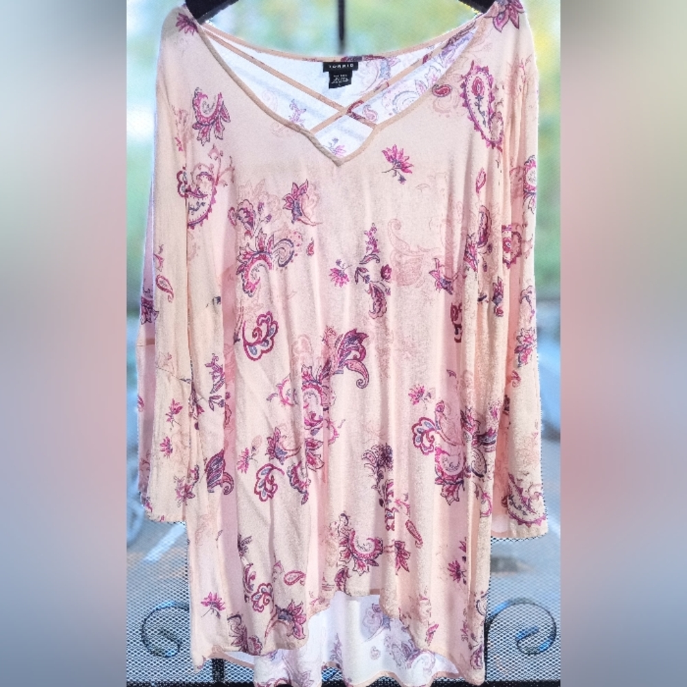 Torrid Pink Tunic Length Top